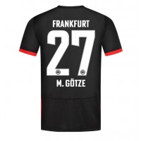 Stroje piłkarskie Eintracht Frankfurt Mario Gotze #27 Koszulka Wyjazdowej 2024-25 Krótki Rękaw